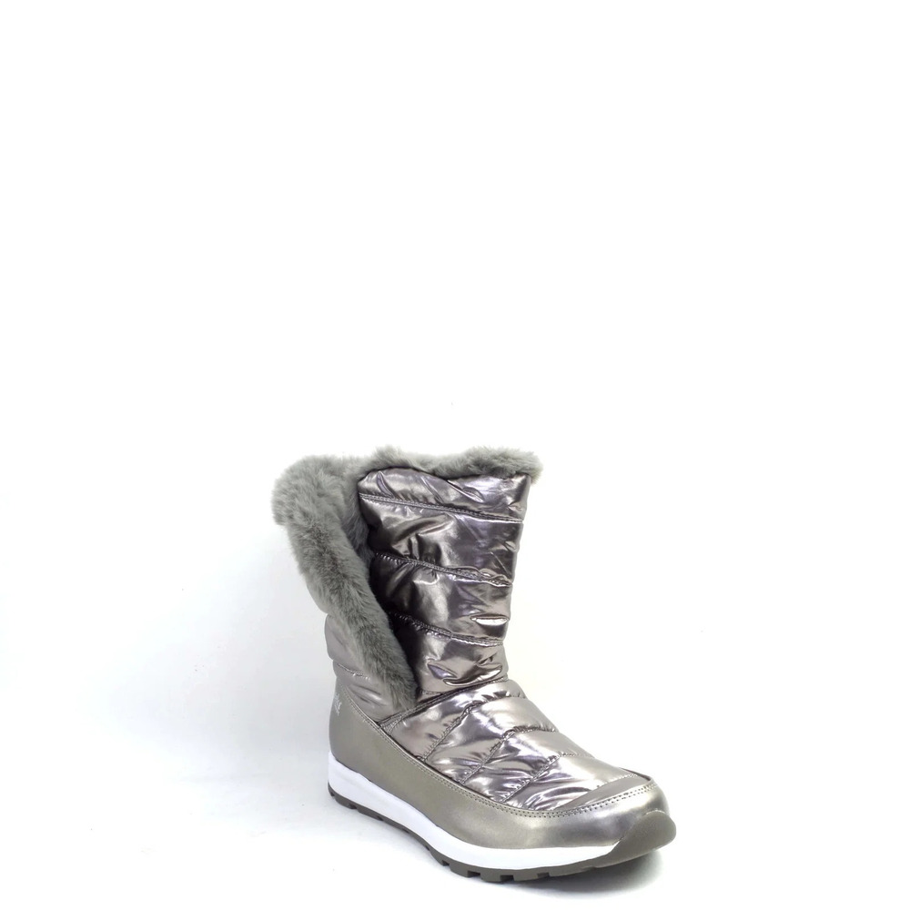 Tony Little Cheeks Fit Body Water Repellent Puffer Boot Pewter - Wide